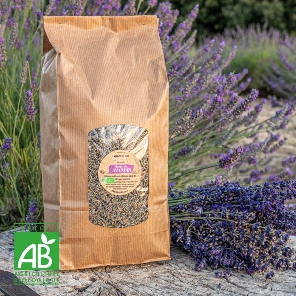 Fleurs de lavandin sachet 400 gr