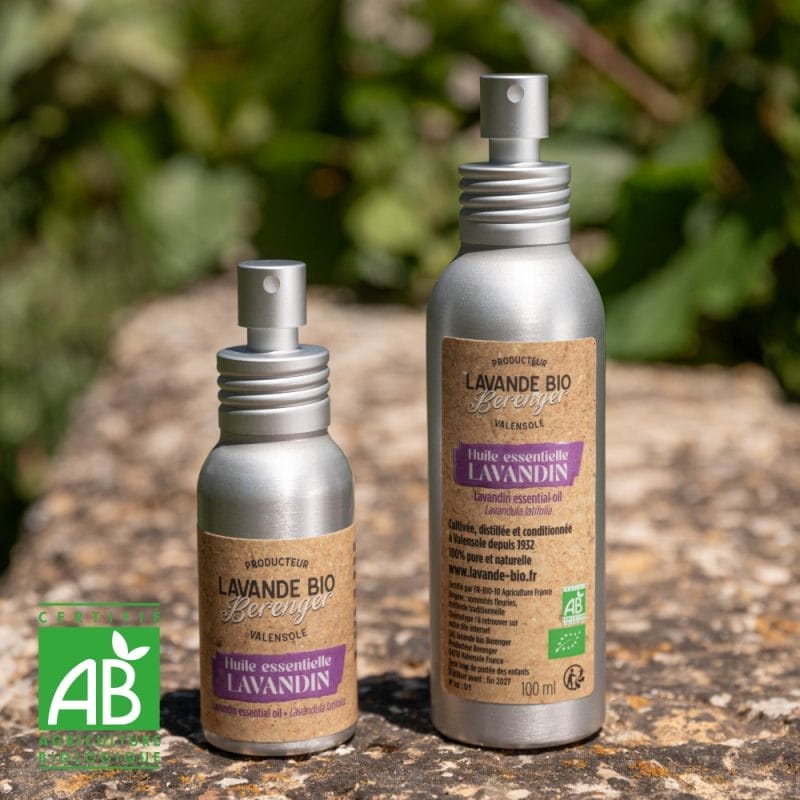 Huile essentielle lavandin spray 50 à 100 ml