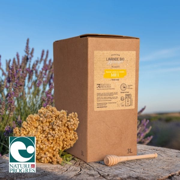 Savon liquide miel 100 ml à 3 L - 3 L