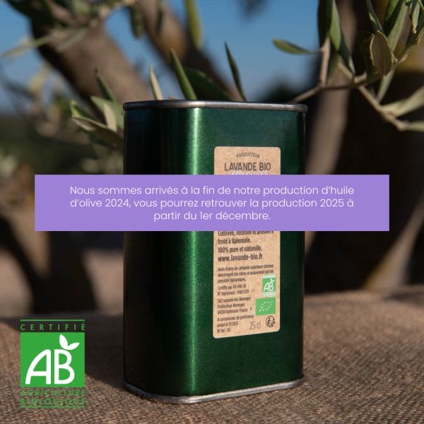 Extra virgin olive oil 25 cl bottle