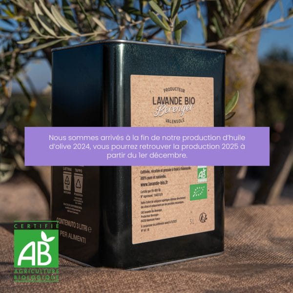 Extra virgin olive oil cubi 3 L